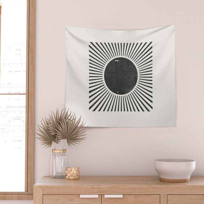 Retro Sunshine  No 2 Wall Tapestry Gallery Image 2