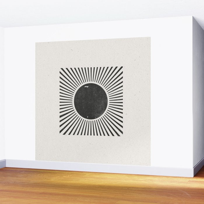 Retro Sunshine  No 2 Wall Mural Gallery Image 2
