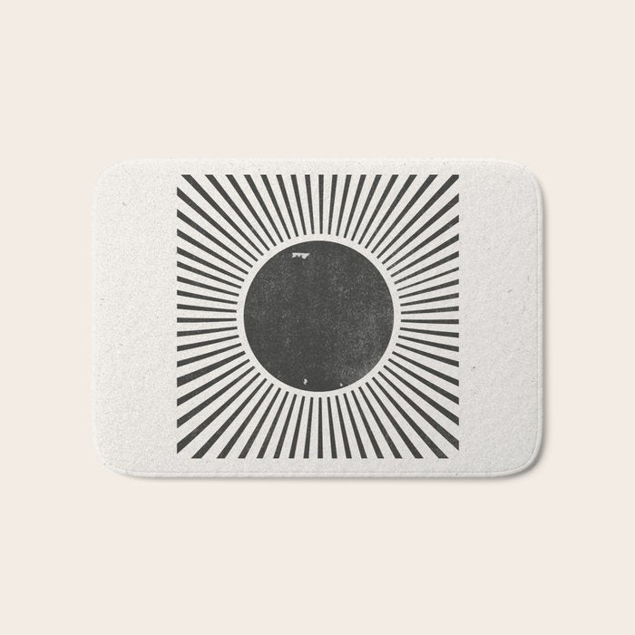 Retro Sunshine  No 2 Bath Mat Gallery Image 1