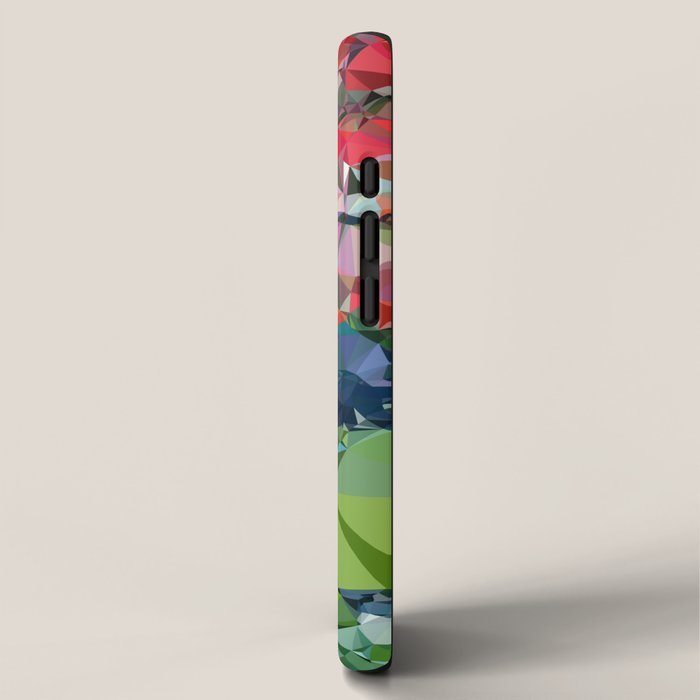 Garden Landscape Low Poly Geometric Triangle Art iPhone Case Gallery Image 2