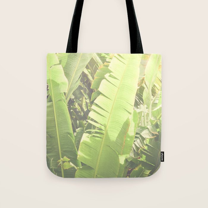 Tropical Banana - Green Tote Bag Gallery Image 1