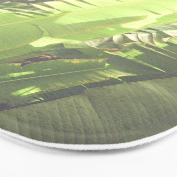 Tropical Banana - Green Bath Mat Gallery Image 3