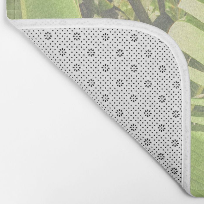 Tropical Banana - Green Bath Mat Gallery Image 2