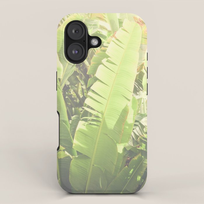 Tropical Banana - Green iPhone Case Gallery Image 1