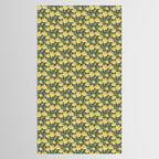Gold on Green Blooms Tablecloth Gallery Image 2