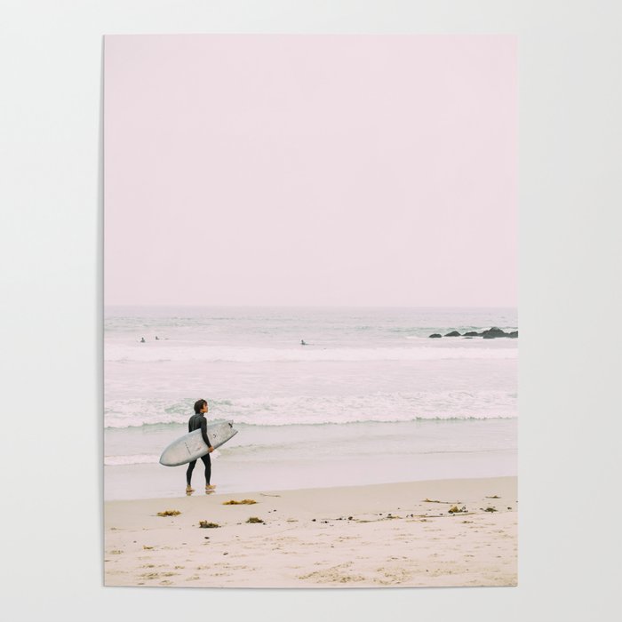 California Coast Surfer - Venice Beach Ocean View - Travel Photography Poster Gallery Image 4