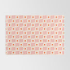 This is My Second Rodeo (pink and orange saloon-style letters) Rug Gallery Image 2