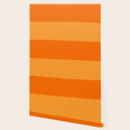 Orange Stripes Bold Retro Contemporary Pattern  Wallpaper Gallery Image 2
