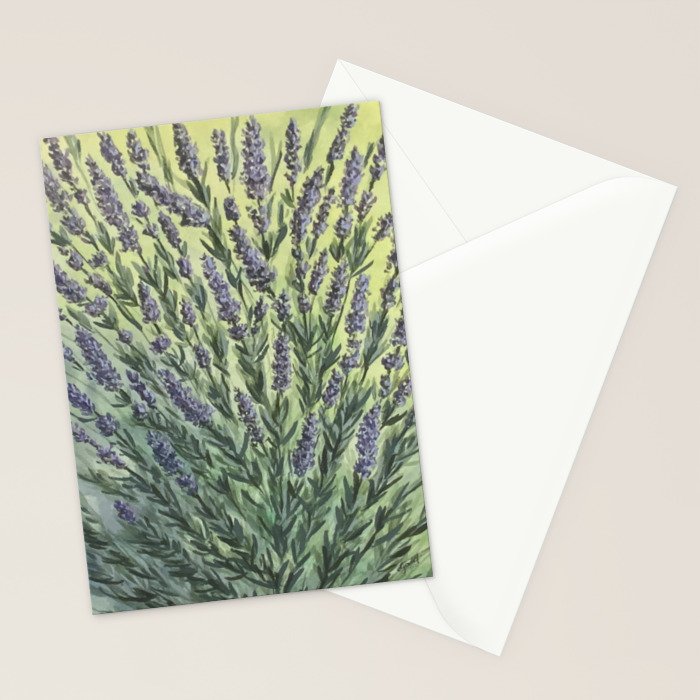 Lavender Love Stationery Card Gallery Image 2