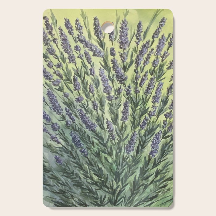 Lavender Love Cutting Board Gallery Image 1