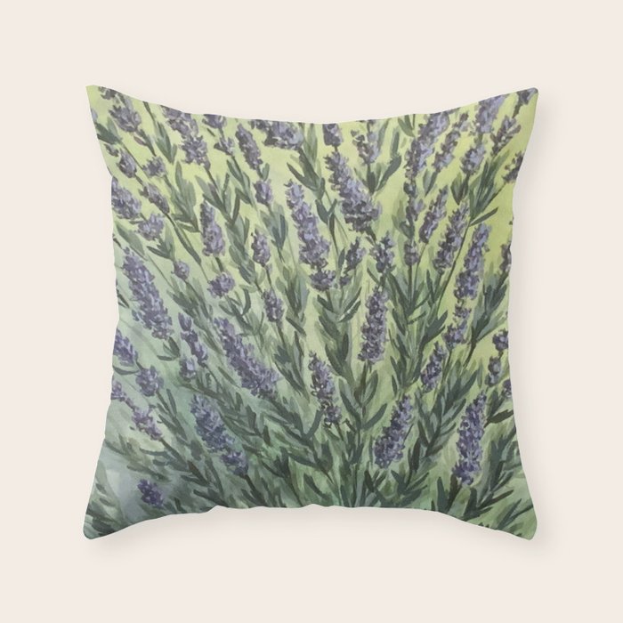 Lavender Love Throw Pillow Gallery Image 6