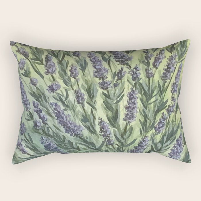 Lavender Love Rectangular Pillow Gallery Image 1