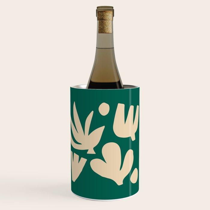 Bottle Green Collage: Paper Cutouts Matisse Edition Wine Chiller Gallery Image 3