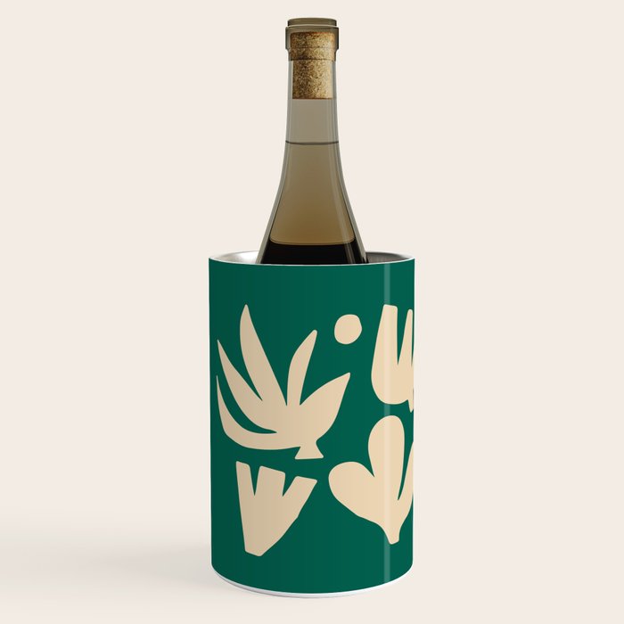 Bottle Green Collage: Paper Cutouts Matisse Edition Wine Chiller Gallery Image 2