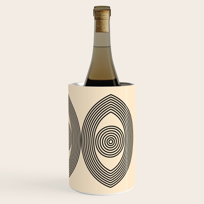 Abstraction_EYE_LINE_POP_ART_Minimalism_001X Wine Chiller Gallery Image 3