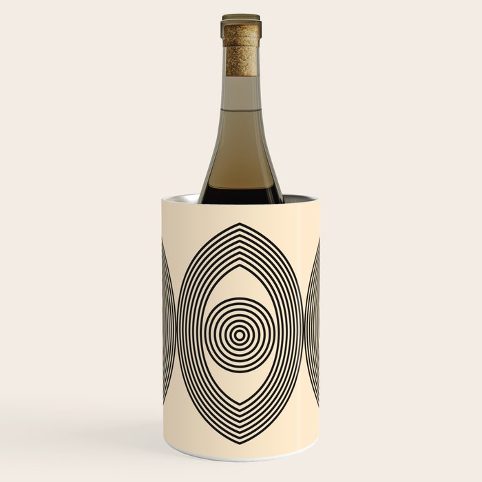 Abstraction_EYE_LINE_POP_ART_Minimalism_001X Wine Chiller Gallery Image 1
