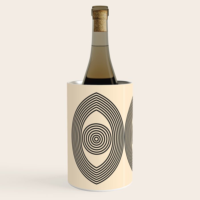 Abstraction_EYE_LINE_POP_ART_Minimalism_001X Wine Chiller Gallery Image 2