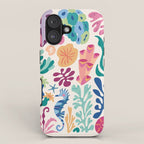 Modern Coral Pattern iPhone Case Gallery Image 1