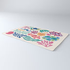 Modern Coral Pattern Rug Gallery Image 3