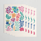 Modern Coral Pattern Wrapping Paper Gallery Image 3