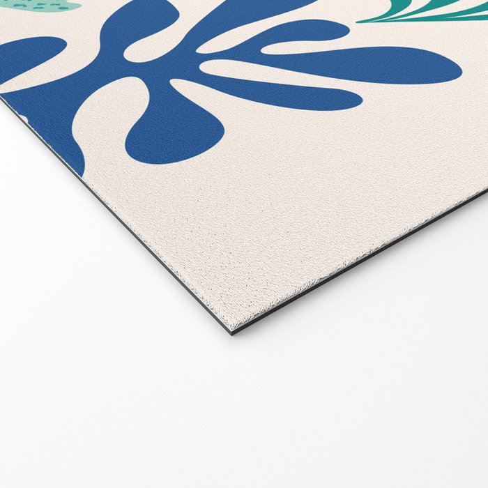Modern Coral Pattern Welcome Mat Gallery Image 2