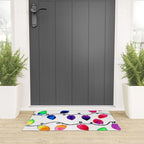 Colorful Christmas Holiday Light Bulbs Welcome Mat Gallery Image 3