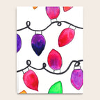 Colorful Christmas Holiday Light Bulbs Notebook Gallery Image 4