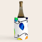 Colorful Christmas Holiday Light Bulbs Wine Chiller Gallery Image 2
