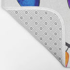 Colorful Christmas Holiday Light Bulbs Bath Mat Gallery Image 2