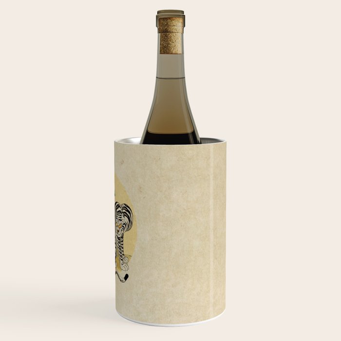 Tiger with magpie type-D : Minhwa-Korean traditional/folk art Wine Chiller Gallery Image 3