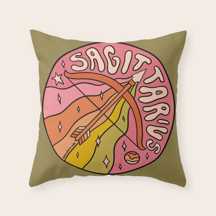 2020 Sagittarius Throw Pillow Gallery Image 6