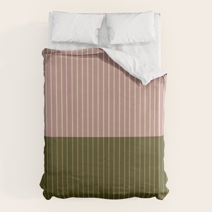 Color Block Lines XXXIV Duvet Cover Gallery Image 6