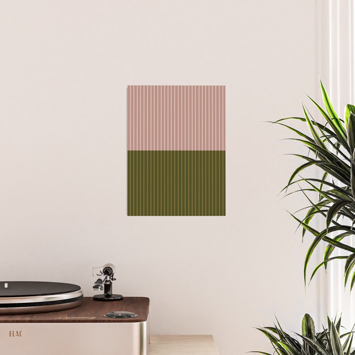 Color Block Lines XXXIV Poster Gallery Image 2