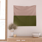 Color Block Lines XXXIV Wall Tapestry Gallery Image 2