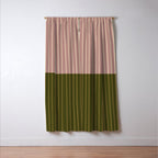 Color Block Lines XXXIV Window Curtain Gallery Image 3