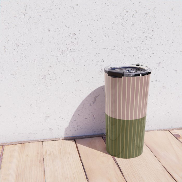 Color Block Lines XXXIV Travel Mug Gallery Image 4