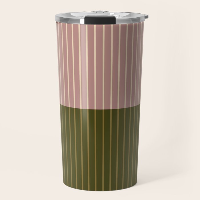 Color Block Lines XXXIV Travel Mug Gallery Image 1