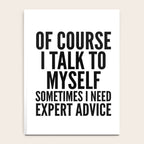 Of Course I Talk To Myself Sometimes I Need Expert Advice Notebook Gallery Image 4