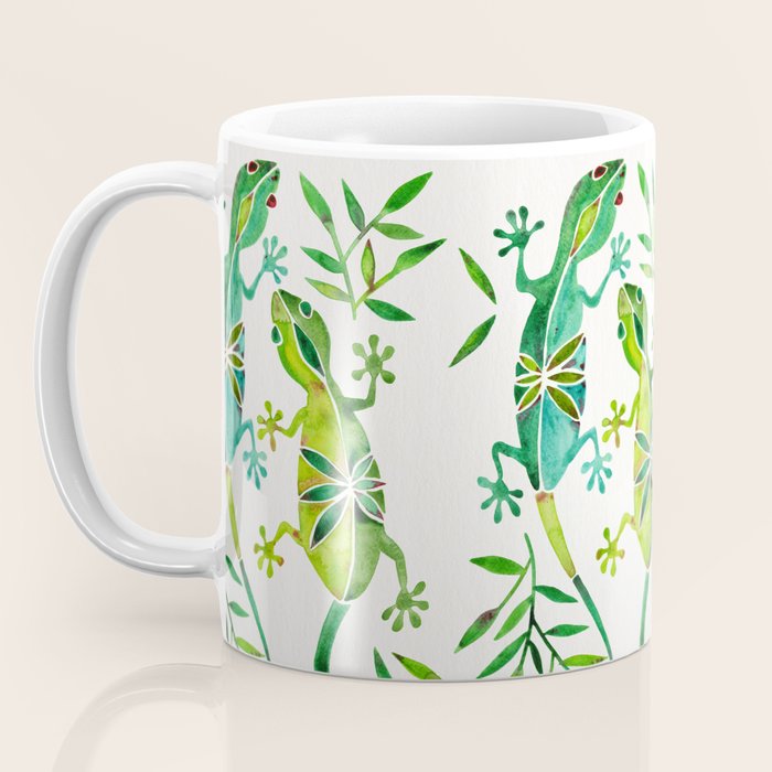 Geckos - Green Palette Coffee Mug Gallery Image 3