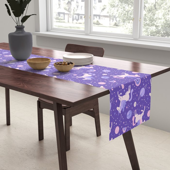 Space Unicorns Table Runner Gallery Image 2