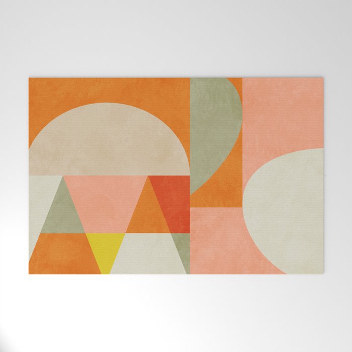 retro mid mod 4 Welcome Mat Gallery Image 1