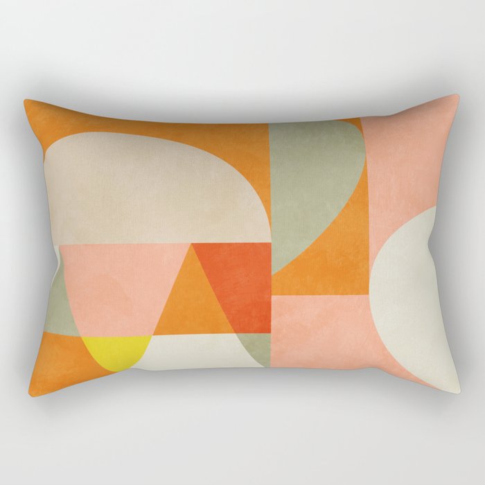 retro mid mod 4 Rectangular Pillow Gallery Image 1