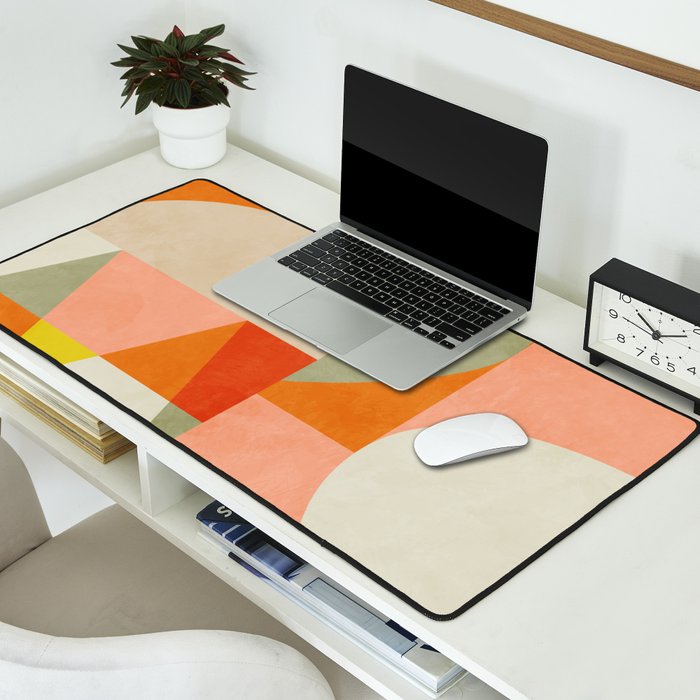 retro mid mod 4 Desk Mat Gallery Image 2