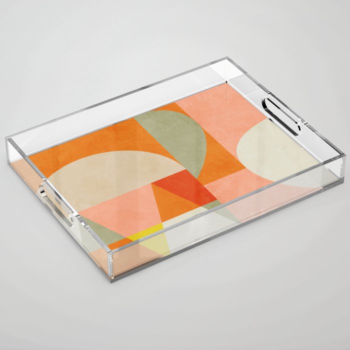 retro mid mod 4 Acrylic Tray Gallery Image 1