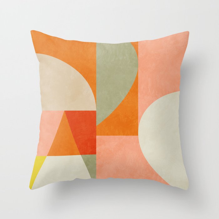 retro mid mod 4 Throw Pillow Gallery Image 6