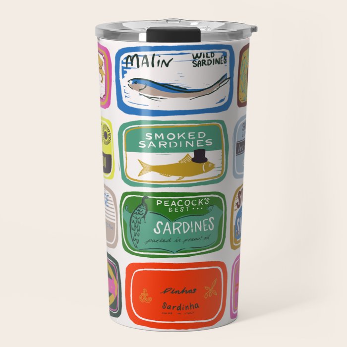 Sardine Tins Travel Mug Gallery Image 1