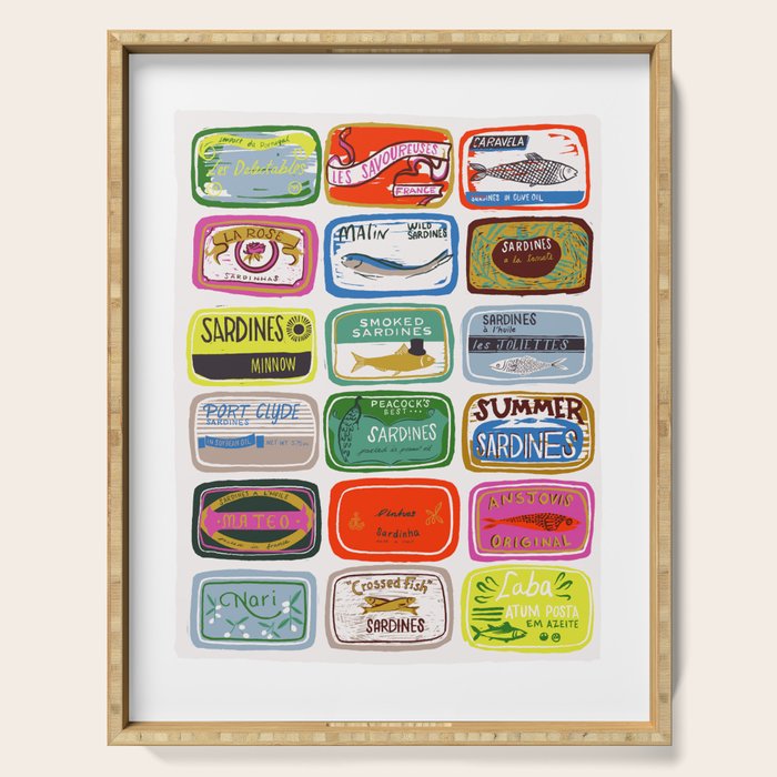 Sardine Tins Serving Tray Gallery Image 1
