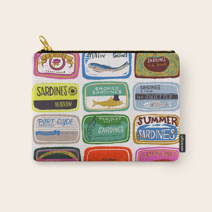 Sardine Tins Carry All Pouch Gallery Image 1