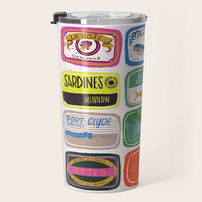Sardine Tins Travel Mug Gallery Image 3