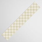 Linen Check Pattern - Mocha Brown Table Runner Gallery Image 3